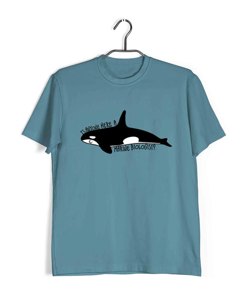 4 GEORGE COSTANZA Marine Biologist TV Series Casual Graphic Printed T-Shirt for Men